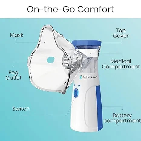 PureBreath™ – Compact Nebulizer | Gentle Vapour | Safe Relief Anytime, Anywhere