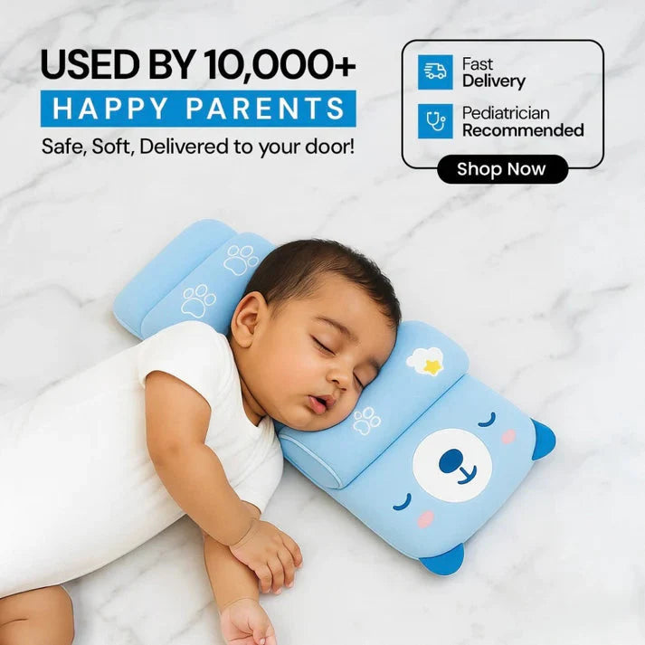 Pillow Tuck™– Head Shape Protection | Adjustable Fit | Cotton-Soft Sleep Essential