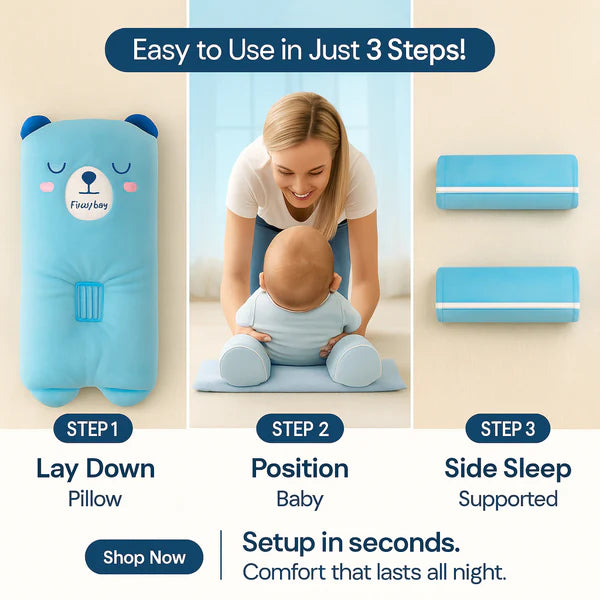 Pillow Tuck™– Head Shape Protection | Adjustable Fit | Cotton-Soft Sleep Essential