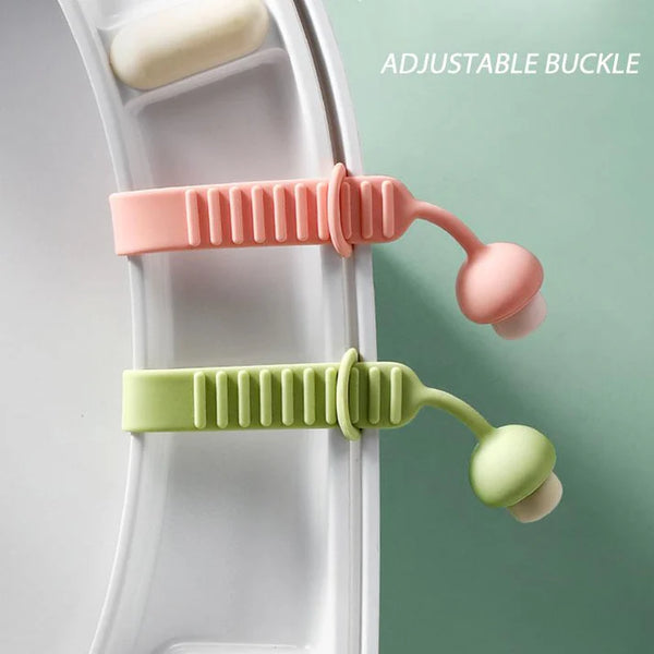 Silicone Toilet Seat Lifter (4Pcs)