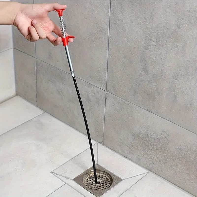 Drainage Block Remover Spring Pipe Cleaner Tool - Stainless Steel