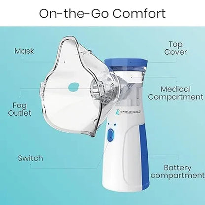 PureBreath™ – Compact Nebulizer | Gentle Vapour | Safe Relief Anytime, Anywhere
