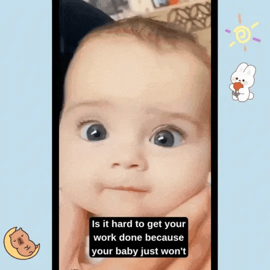 BreezeBounce: Baby Rocking Chair