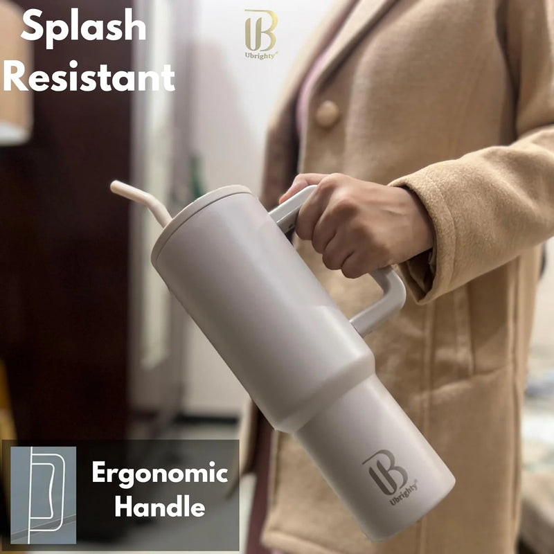 1200ML Tumbler with Lid & Straw