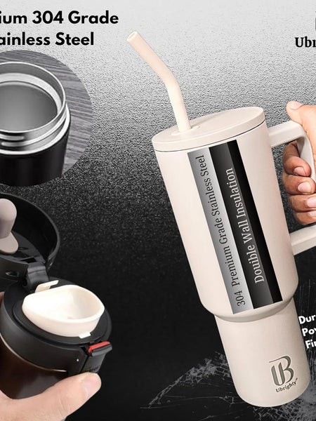 1200ML Tumbler with Lid & Straw