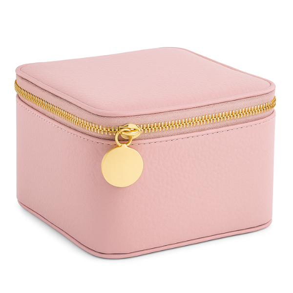 Portable Jewellery Organizer Bag with Zipper Pouches