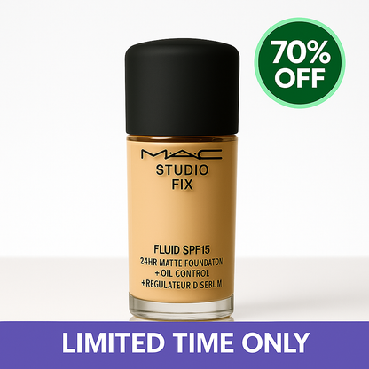 M.A.C. Studio Fix Fluid SPF 15 24HR Matte Foundation + Oil Control
