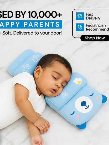 Pillow Tuck™– Head Shape Protection | Adjustable Fit | Cotton-Soft Sleep Essential