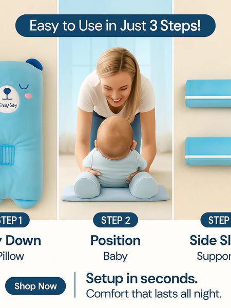 Pillow Tuck™– Head Shape Protection | Adjustable Fit | Cotton-Soft Sleep Essential