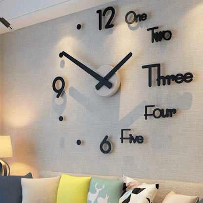Clockzo™ : 3D Wall Clock