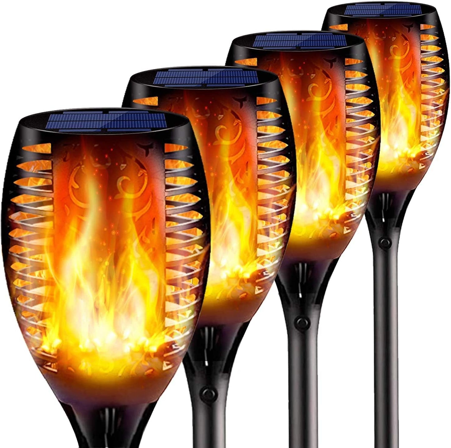 Modern Art Sunfire Torch Lamp