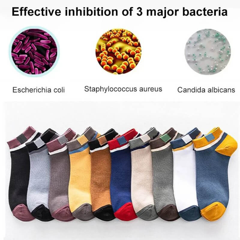 Breathable Antibacterial Deodorant Socks For Men